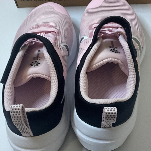 Nike Kids Pink and Black Sneakers - Picture 4 of 5